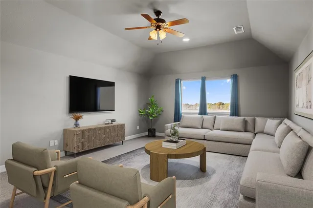 a view of a big yard with a house