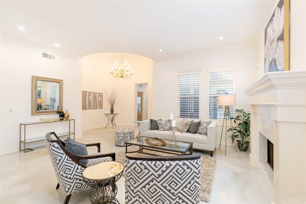 25 Vernon Newport Coast, CA 92657 - Photo 17 of 45 Formal living room looking toward foyer and west wing of the home