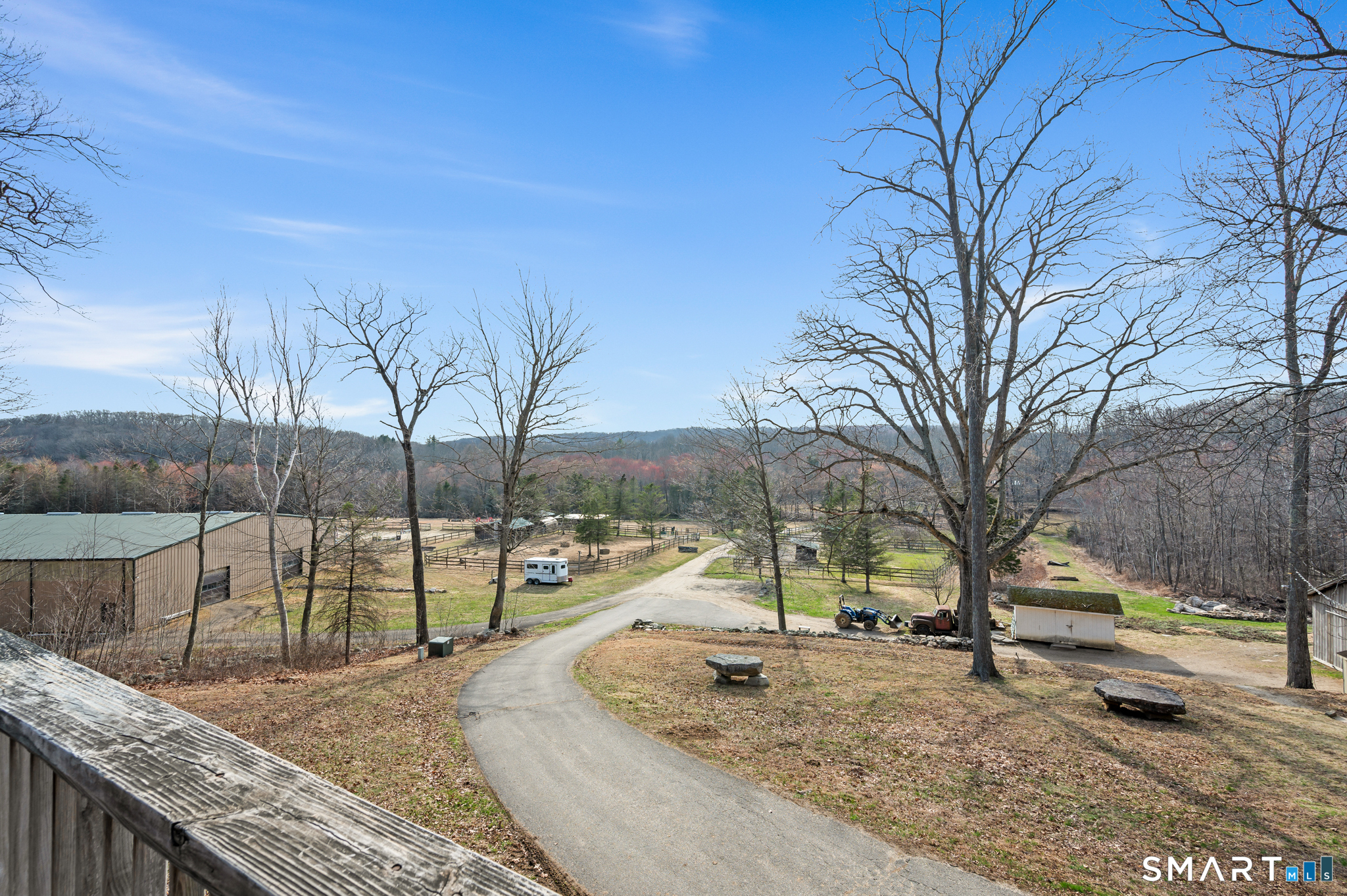 76 Cowles Road Woodbury, CT 06798 - Photo 20 of 39 Beautiful Panoramic Views from the 90 ft Wraparound Deck