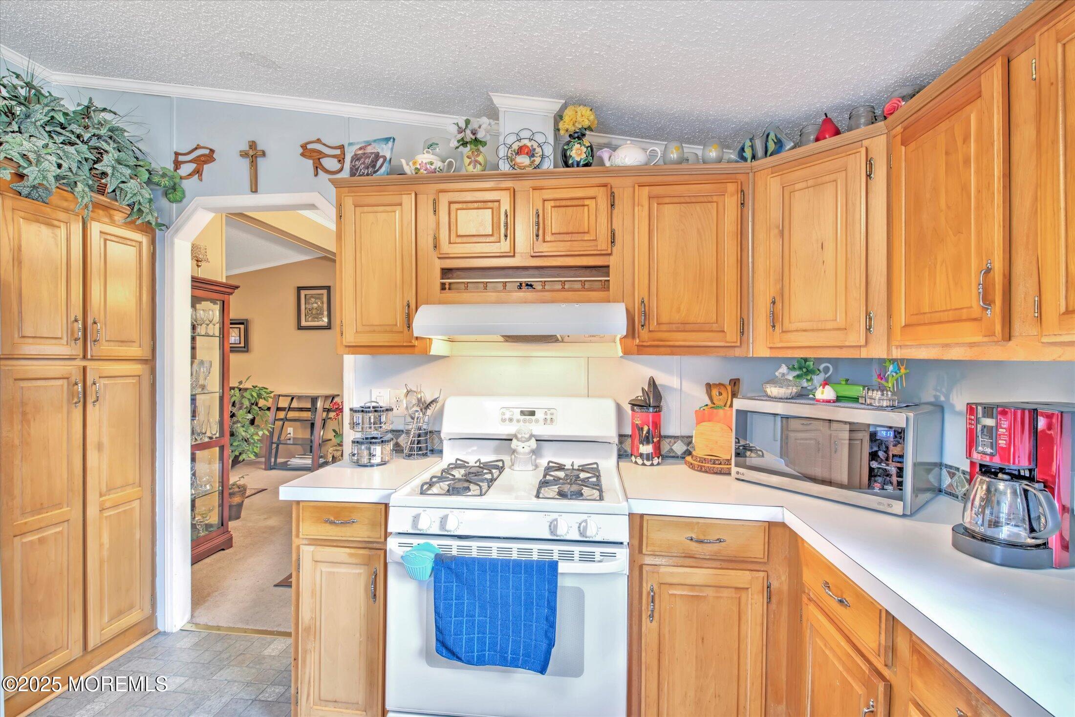 38 Village Road Morganville, NJ 07751 - Photo 13 of 20 a kitchen with granite countertop a sink dishwasher stove and cabinets
