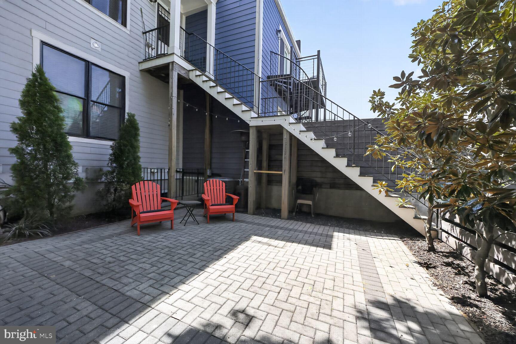 1232 I Street Northeast, Unit 1 Washington, DC 20002 - Photo 51 of 59 Charming patio with vibrant seating.