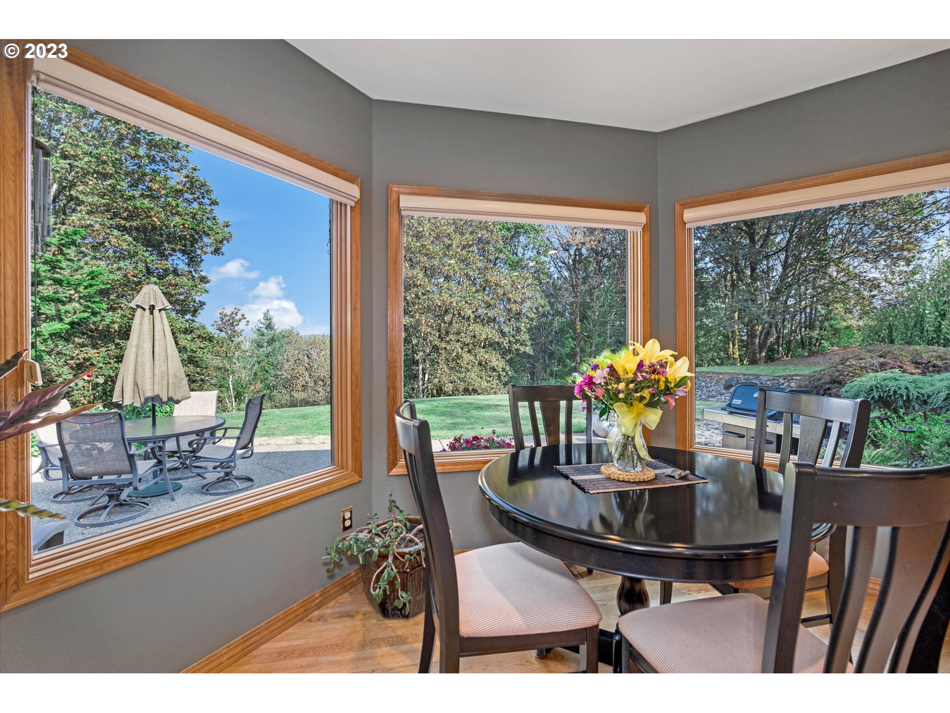 21100 South Summit Ridge Lane Oregon City, OR 97045 - Photo 12 of 32 a view of a dining room with furniture window and outside view