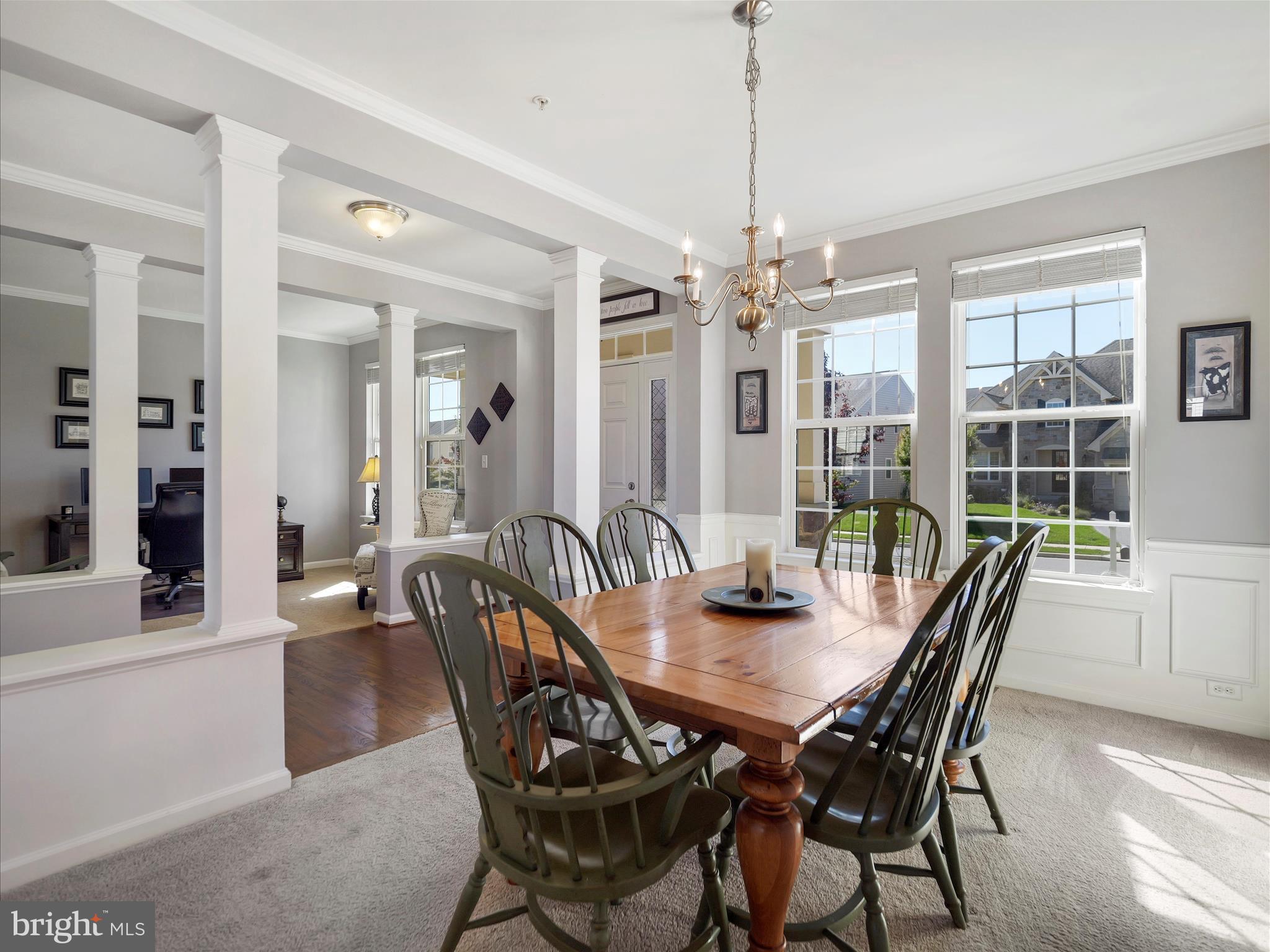 6200 Payton Way Frederick, MD 21703 - Photo 17 of 62 a view of a dining room with furniture window and outside view