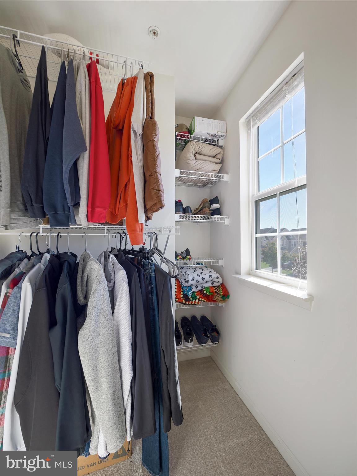 6200 Payton Way Frederick, MD 21703 - Photo 29 of 62 a view of walk in closet with clothes and shoes