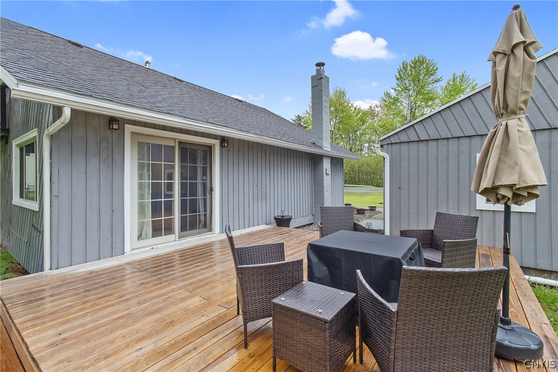 8355 Tuttle Road Cicero, NY 13030 - Photo 35 of 46 The beautiful outdoor creek views can be enjoyed h