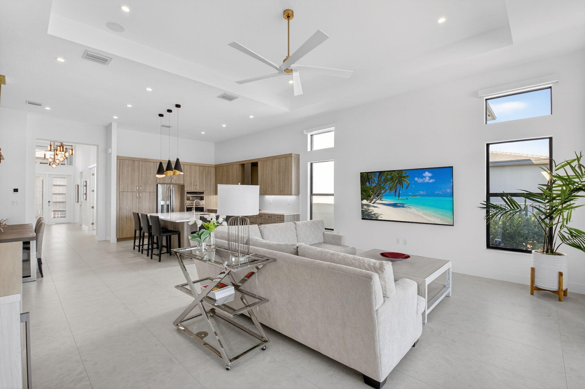20370 Whistling Straits Way Boca Raton, FL 33434 - Photo 10 of 40 a living room with furniture and a flat screen tv