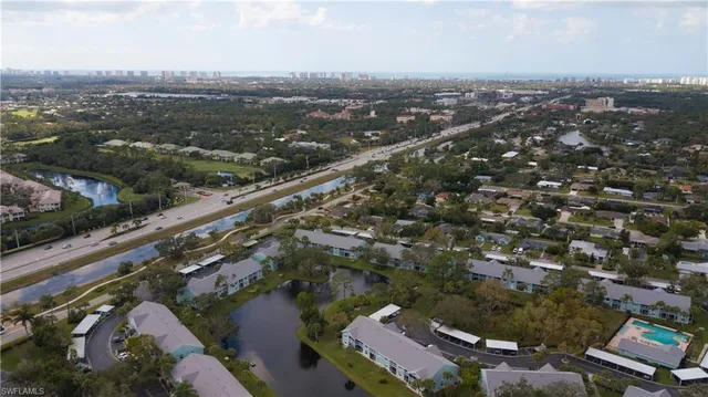 an aerial view of a city with lots of residential buildings