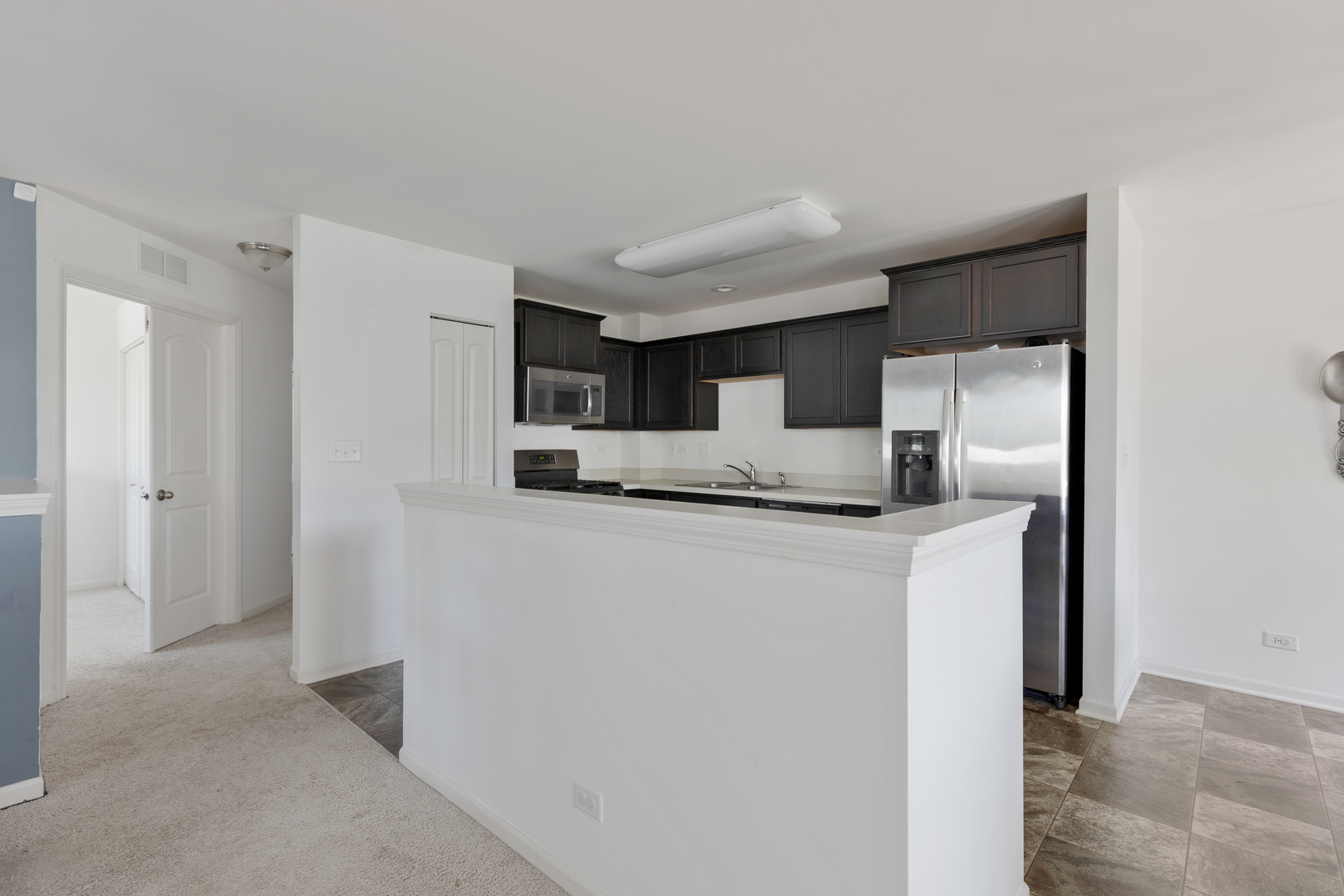 1651 Ruby Drive Pingree Grove, IL 60140 - Photo 9 of 26 a kitchen with stainless steel appliances granite countertop a refrigerator and a sink