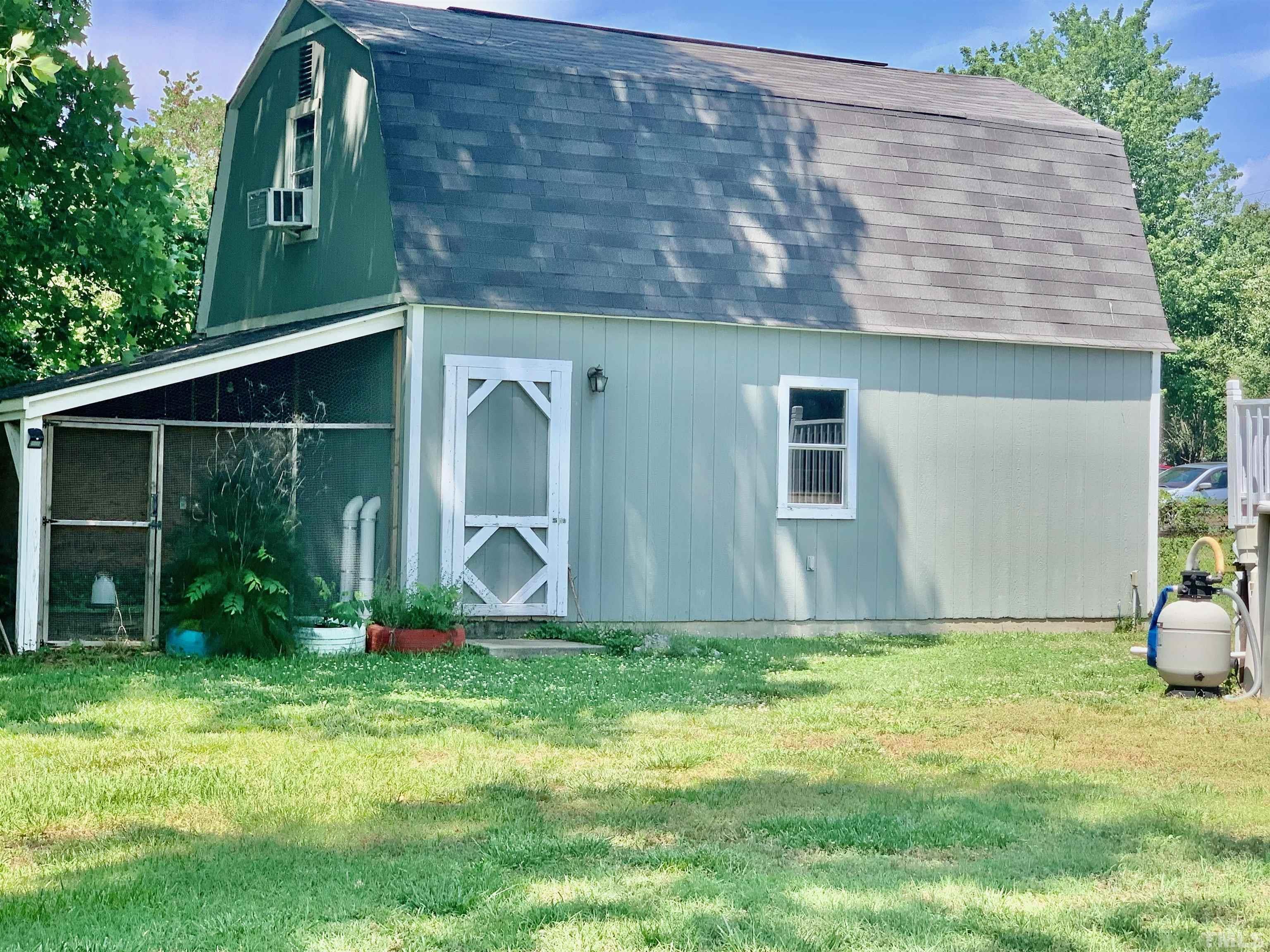 696 Corbett Road Clayton, NC 27520 - Photo 23 of 28 Lean to is currently a chicken coop
