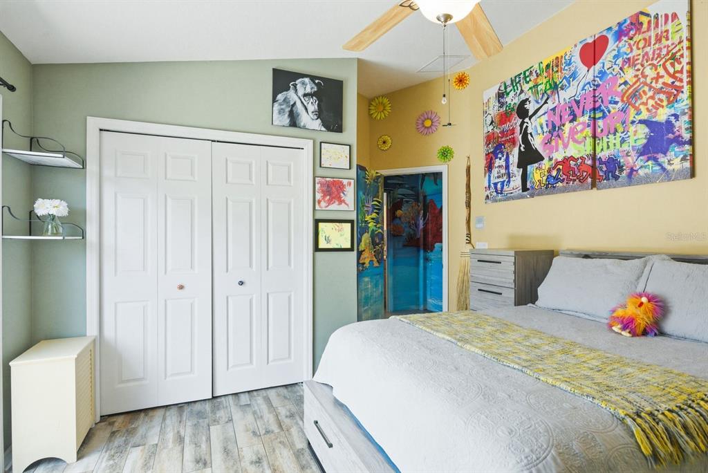 2423 Triggerfish Court Holiday, FL 34691 - Photo 29 of 71 a bedroom with a bed and a window