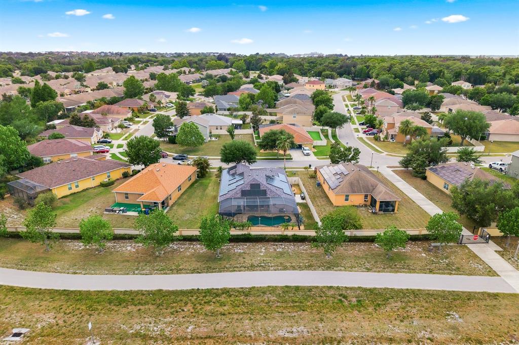 2423 Triggerfish Court Holiday, FL 34691 - Photo 68 of 71 an aerial view of residential houses with outdoor space and ocean view