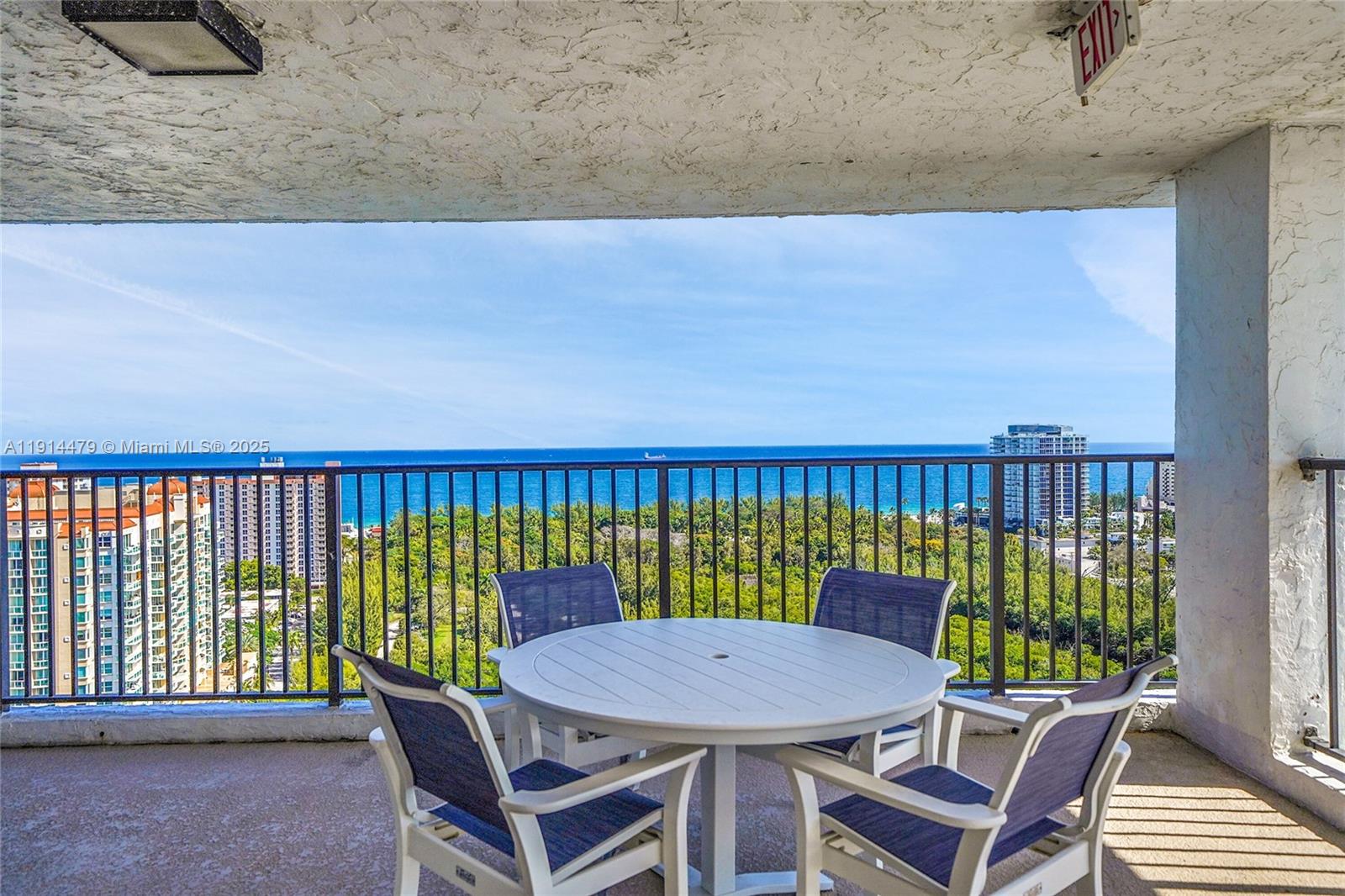 936 Intracoastal Drive, Unit 21A Fort Lauderdale, FL 33304 - Photo 34 of 52 a balcony with a table and chairs