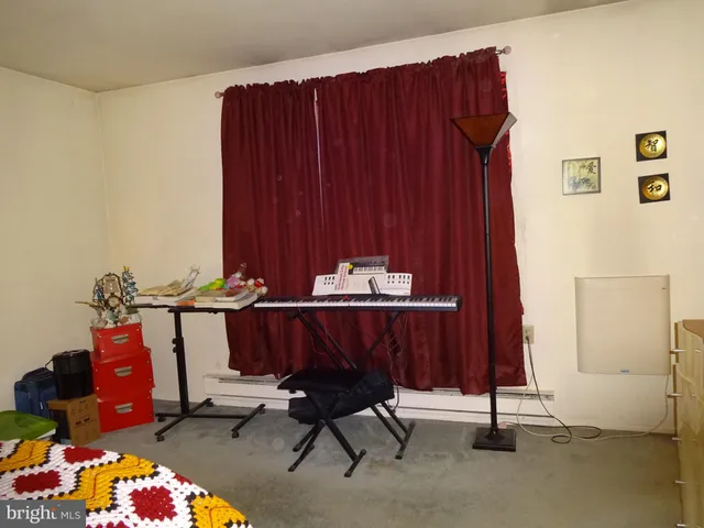 a room with furniture