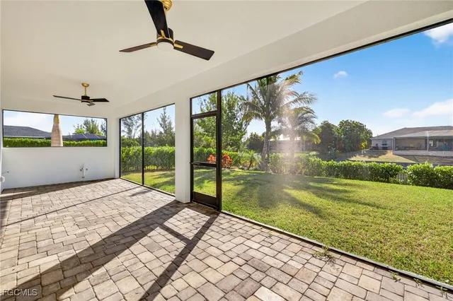 a view of swimming pool from a room