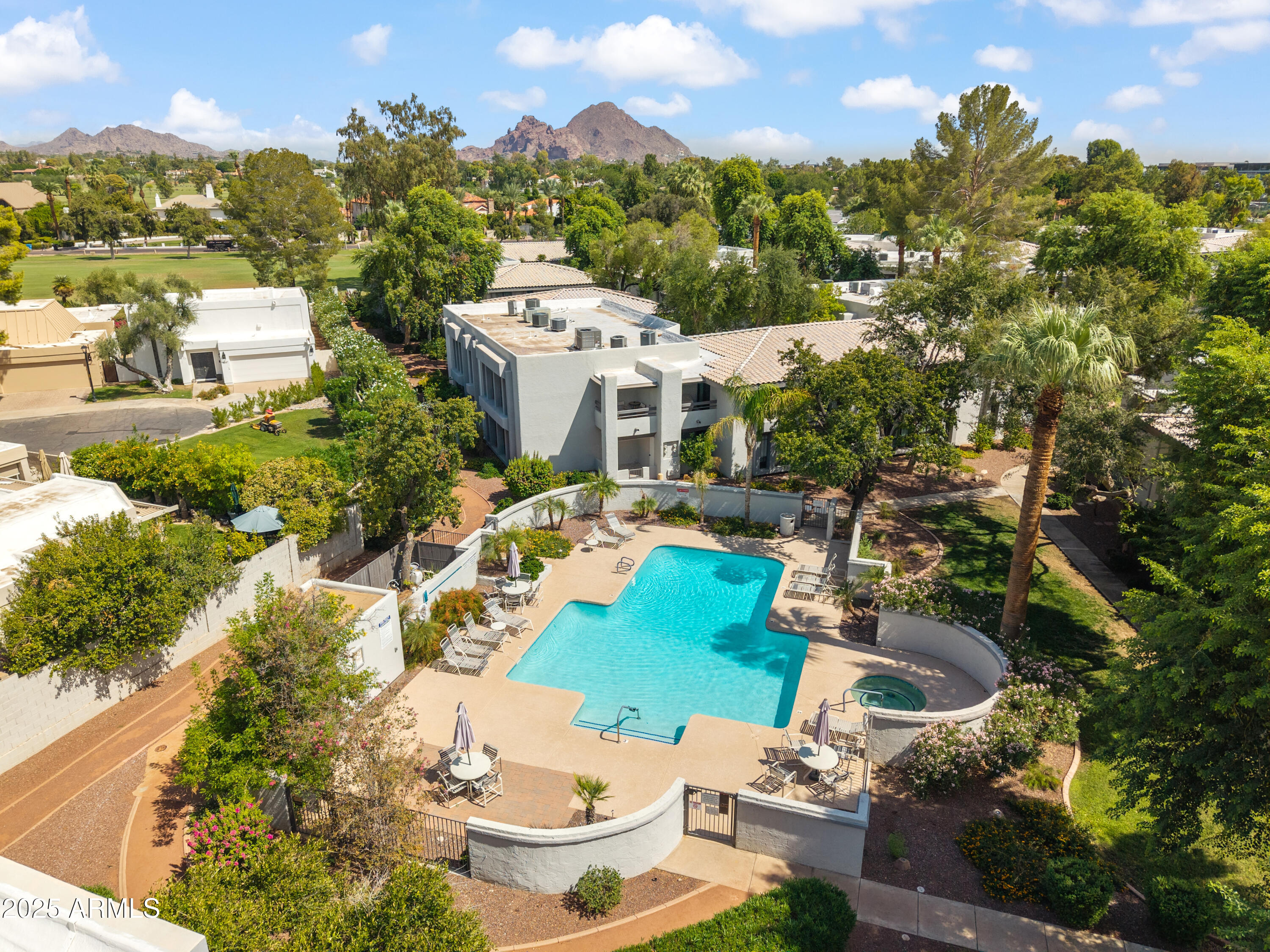 5201 North 24th Street, Unit 206 Phoenix, AZ 85016 - Photo 15 of 39 an aerial view of a house with garden space ocean view