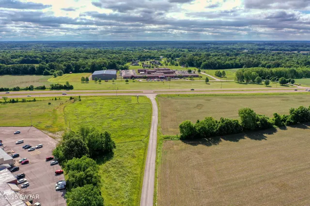 a view of a lake with a mountain