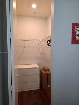 a view of walk in closet