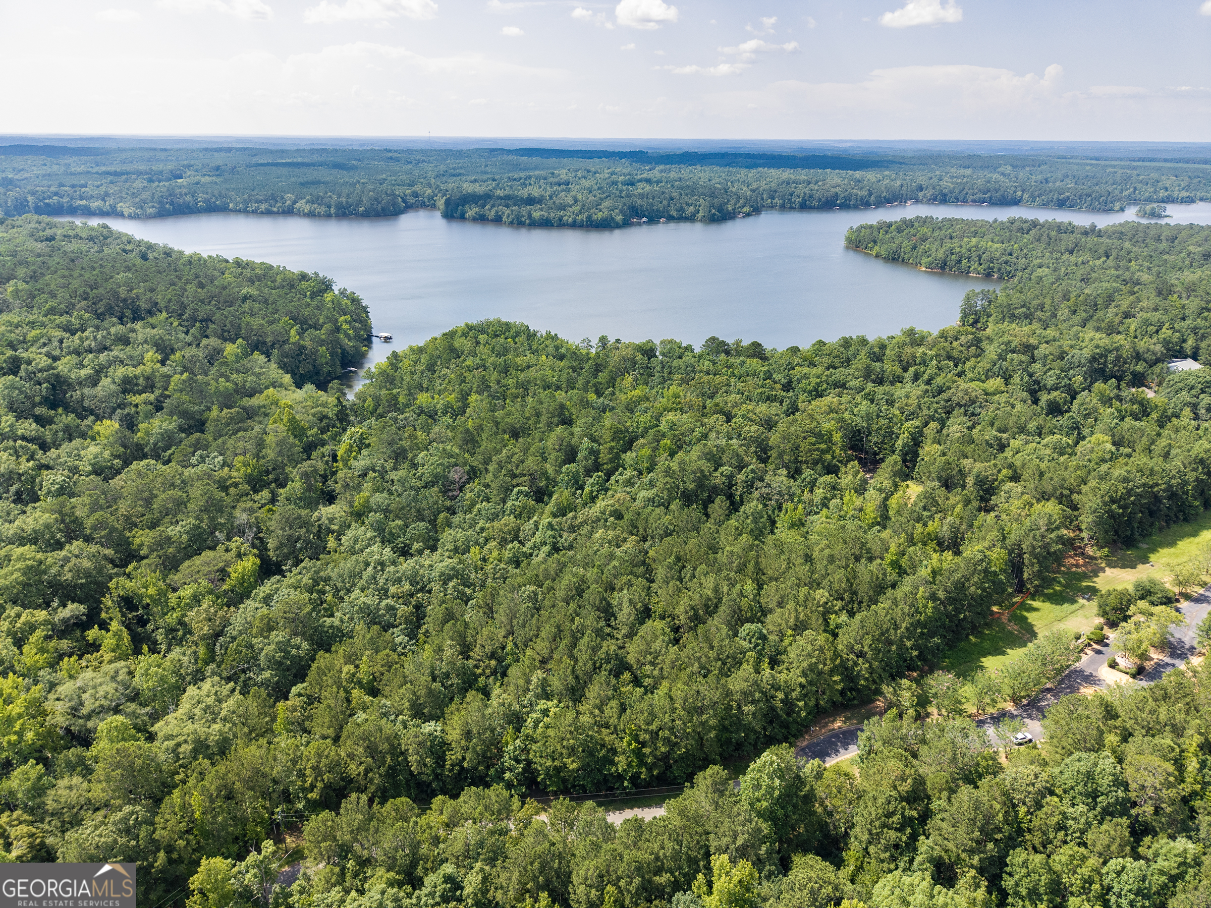 32 Eagle Pointe Court Augusta, GA 30909 - Photo 8 of 15 an aerial view of a residential houses with outdoor space and lake view