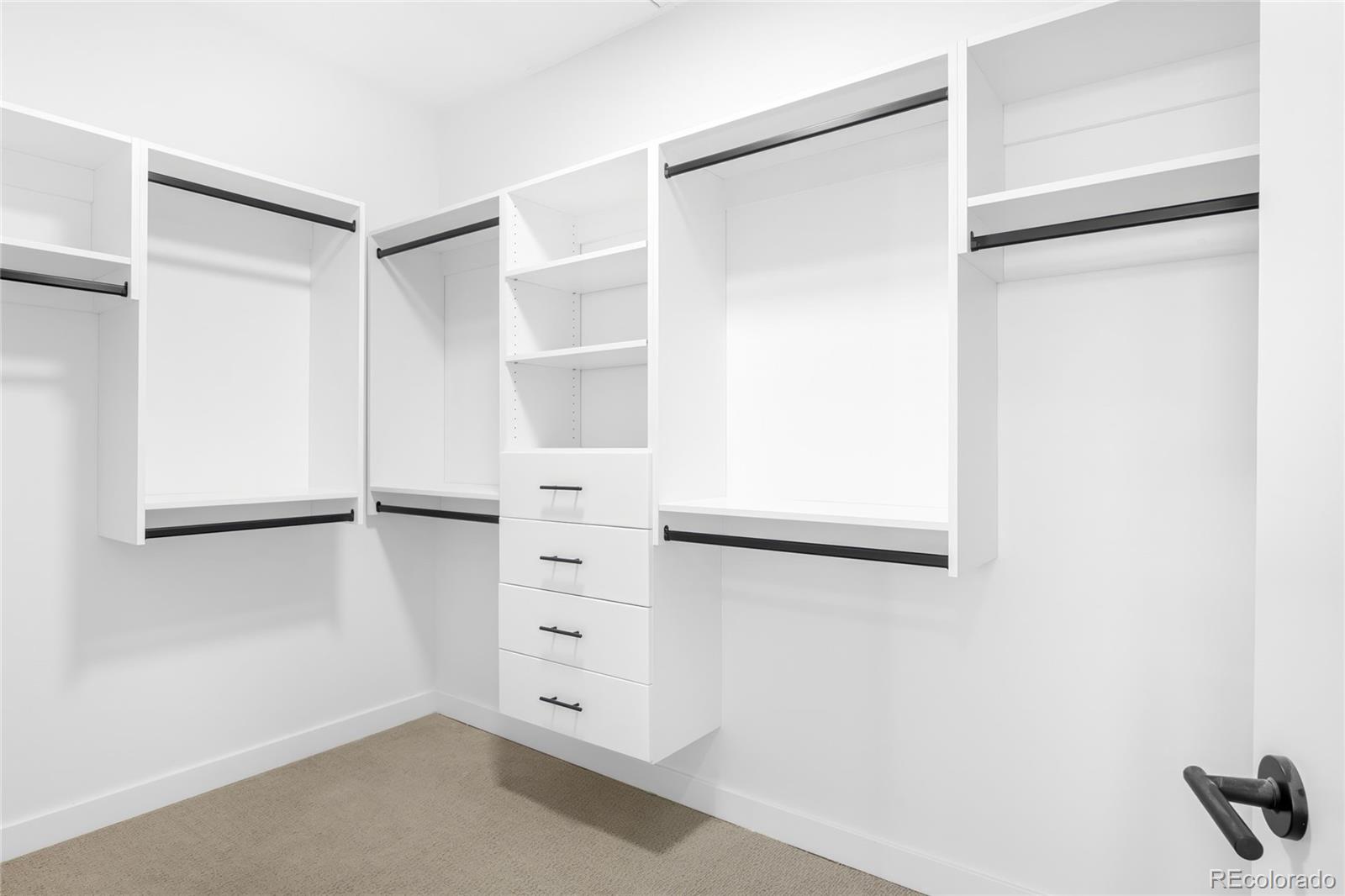 3520 Chestnut Place, Unit 1206 Denver, CO 80216 - Photo 22 of 41 a view of walk in closet with empty racks