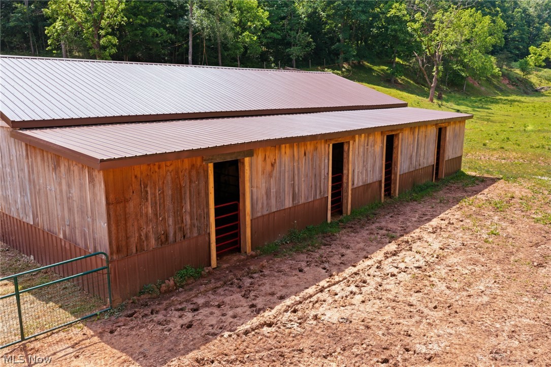 2068 Racy Road Petroleum, WV 26161 - Photo 5 of 34 Horse Stalls in Barn from Exterior (Interior entrance as well)