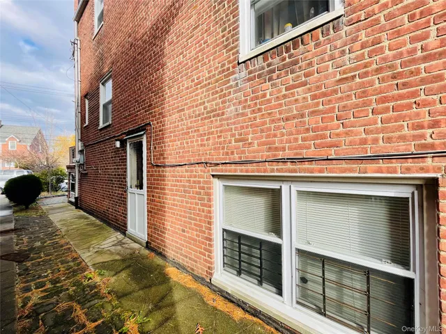 a view of front door of house
