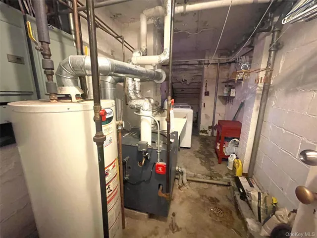 a view of storage and utility room