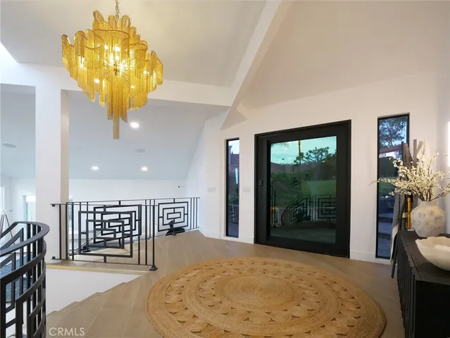 a big room with a kitchen