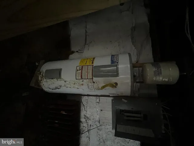 a view of storage and utility room