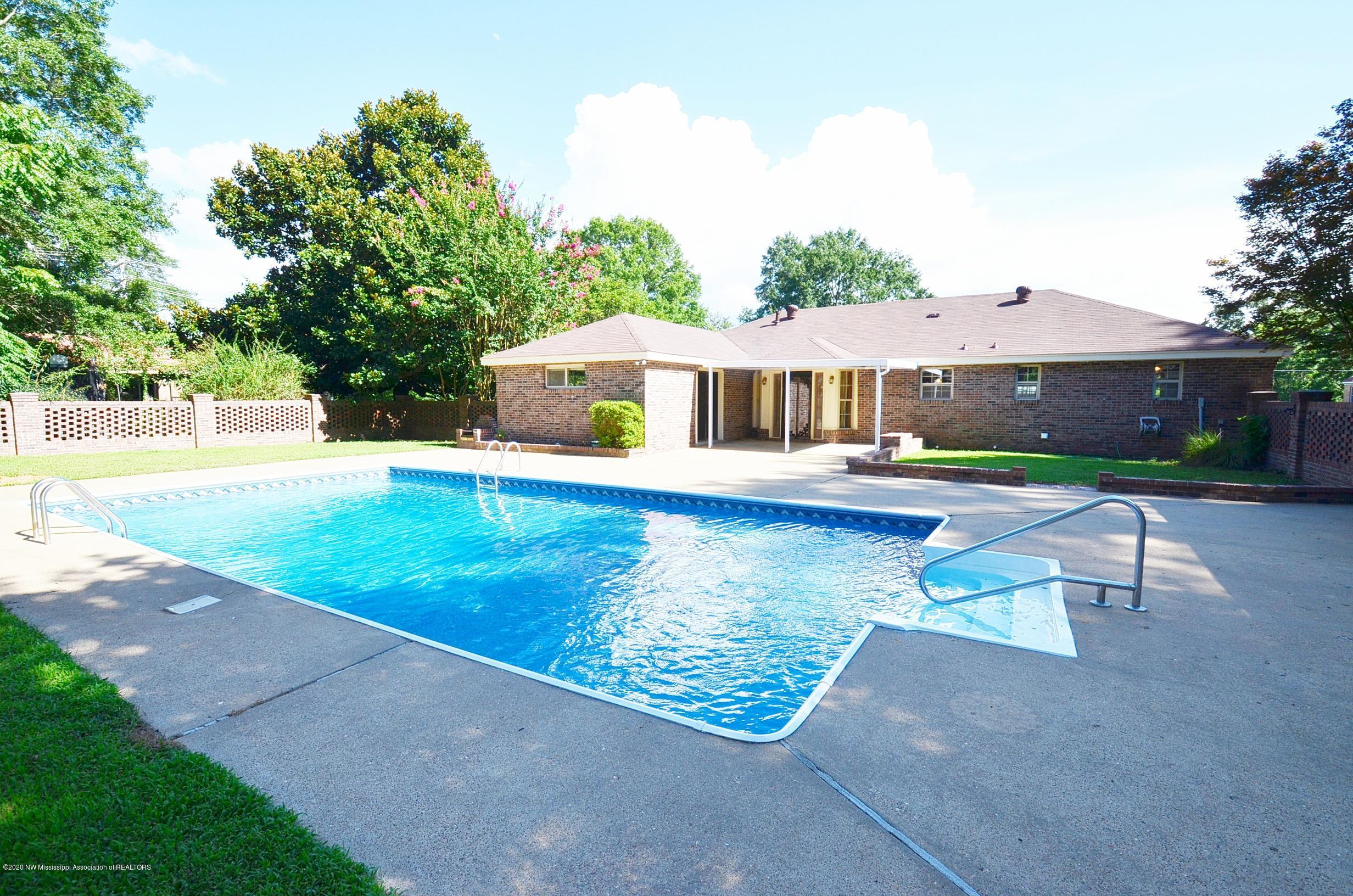 400 Peyton Road Holly Springs, MS 38635 - Photo 26 of 26 Back of home and pool