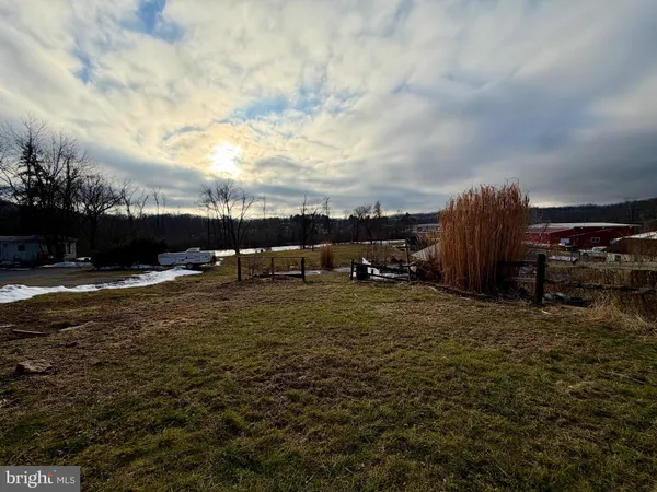 a view of outdoor space with garden