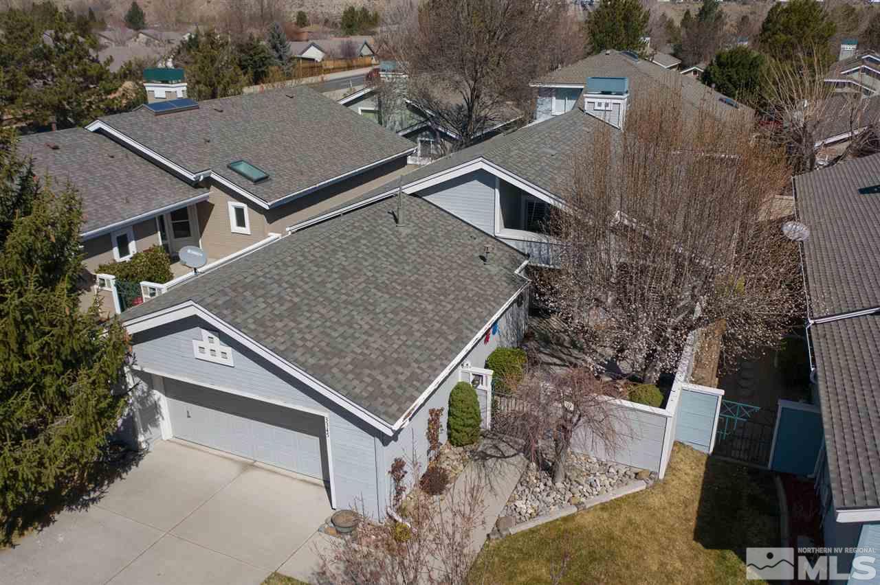 3345 Blackstone Court Reno, NV 89509 - Photo 29 of 29 an aerial view of a house with a yard
