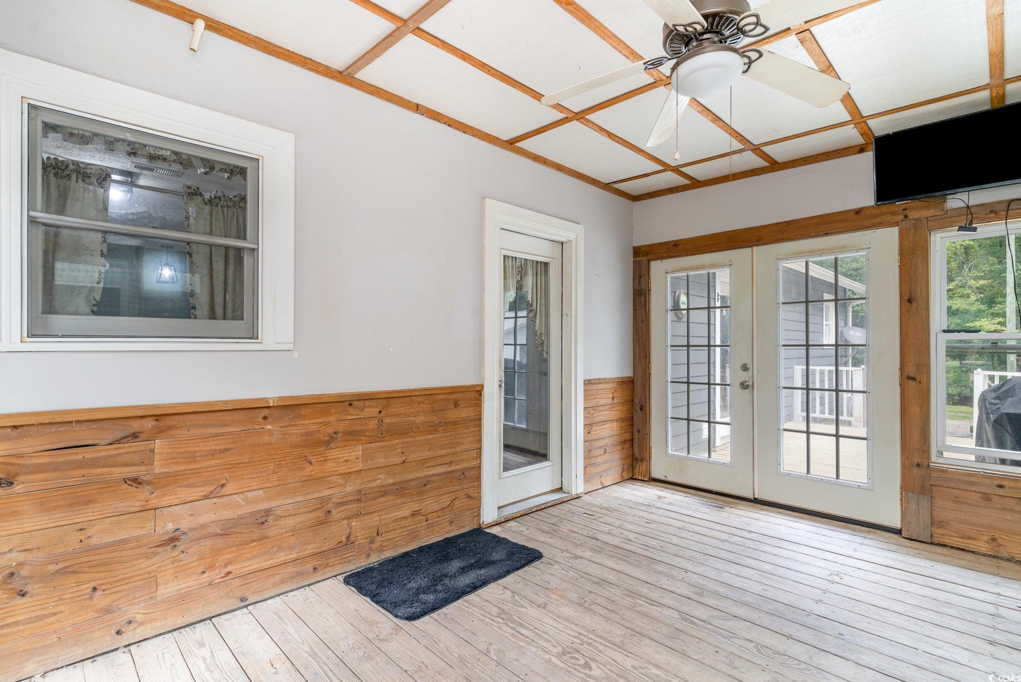 1359 Rodney Road Conway, SC 29526 - Photo 23 of 40 Interior space with ceiling fan, french doors, and