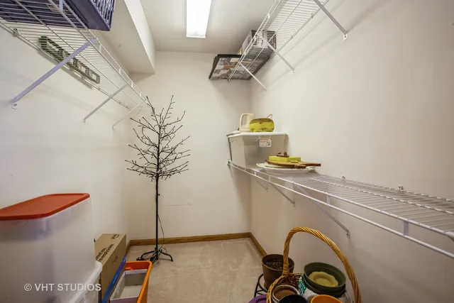 a view of storage and utility room