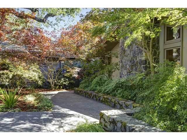 150 Farm Road Woodside, CA 94062 - Photo 6 of 19 a view of backyard with green space