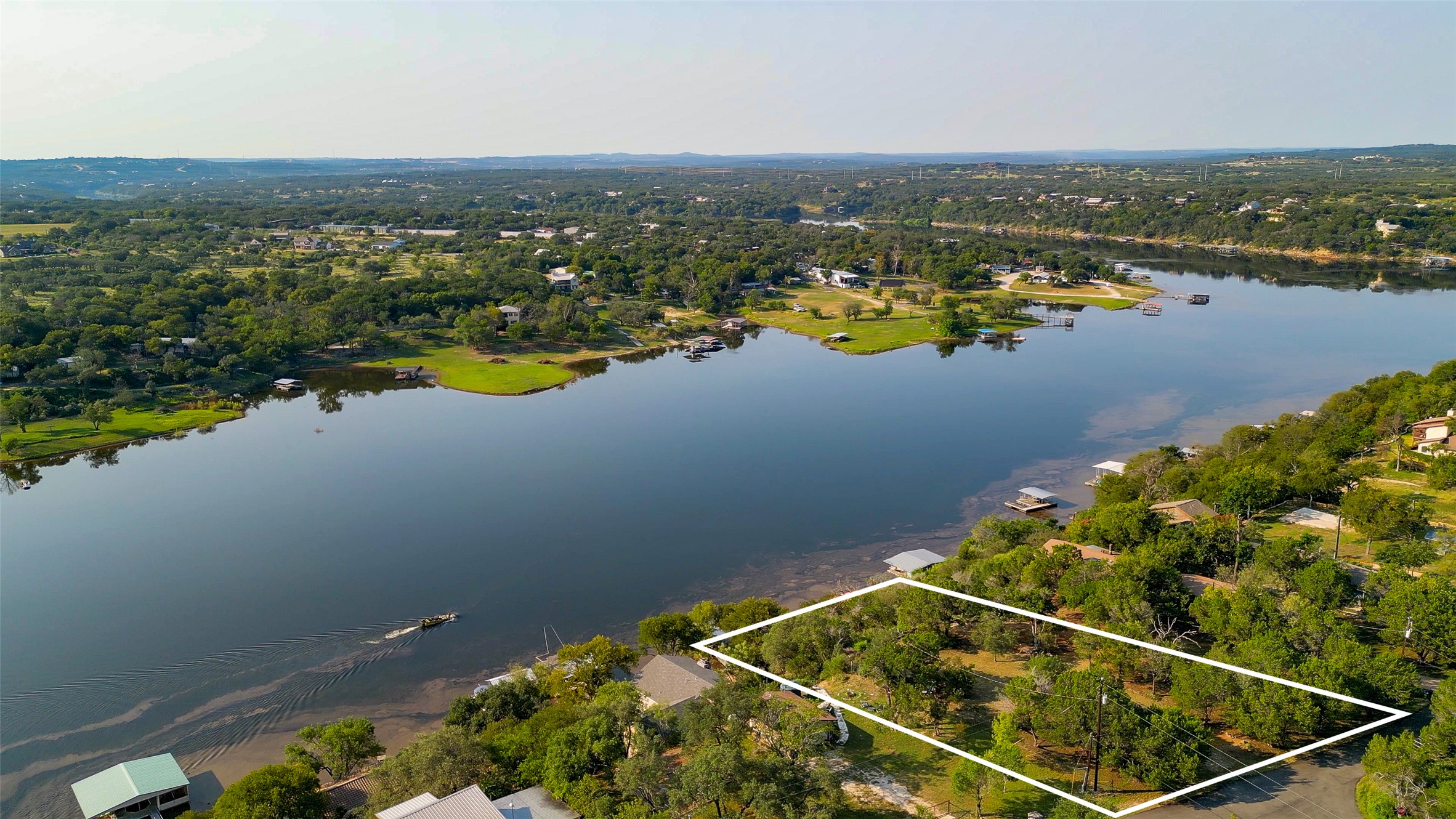 Lot 17-18 Pedernales Point Drive Spicewood, TX 78669 - Photo 20 of 21 Dry land boundary