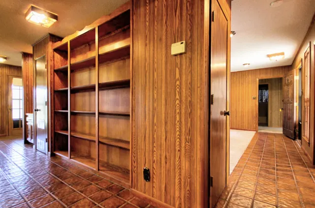 a view of closet area