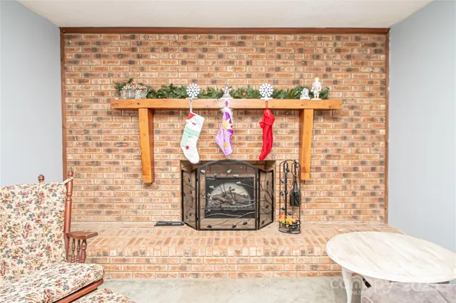 a view of a balcony with an outdoor space
