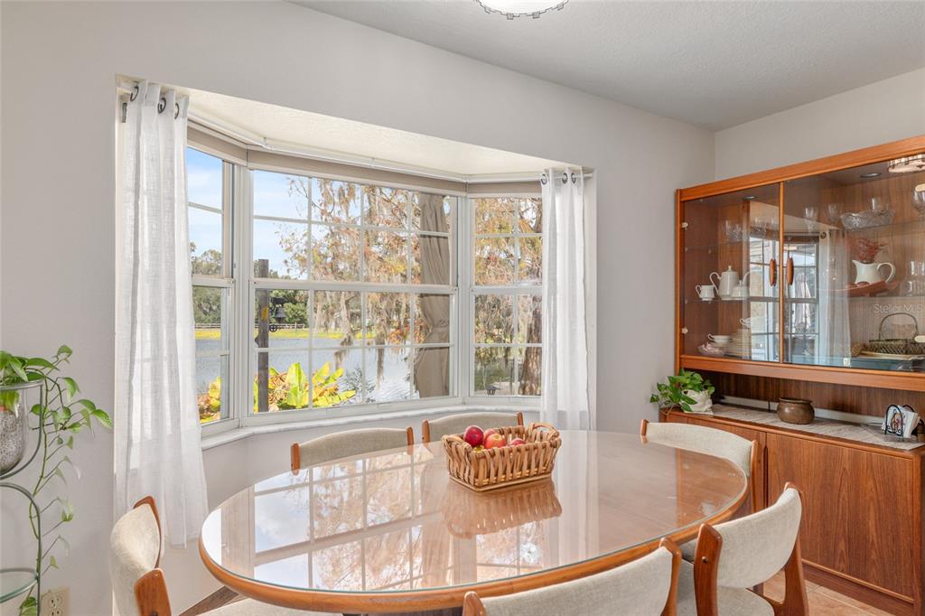 12094 Southeast 60th Avenue Road Belleview, FL 34420 - Photo 20 of 74 a dining room with furniture a large window and plants
