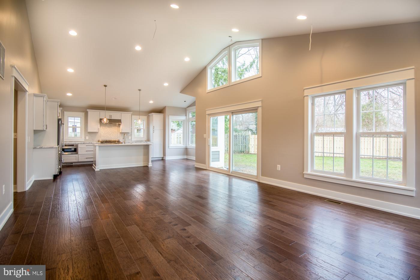 2008 Shenandoah Road Alexandria, VA 22308 - Photo 10 of 29 Kitchen and Family Room with Cathedral Ceilings