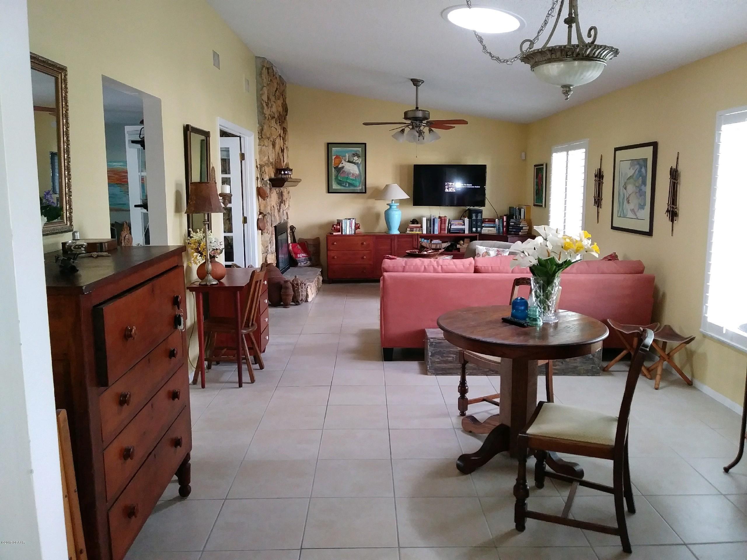 121 Marie Drive Ponce Inlet, FL 32127 - Photo 13 of 22 Living-Dining Rooms
