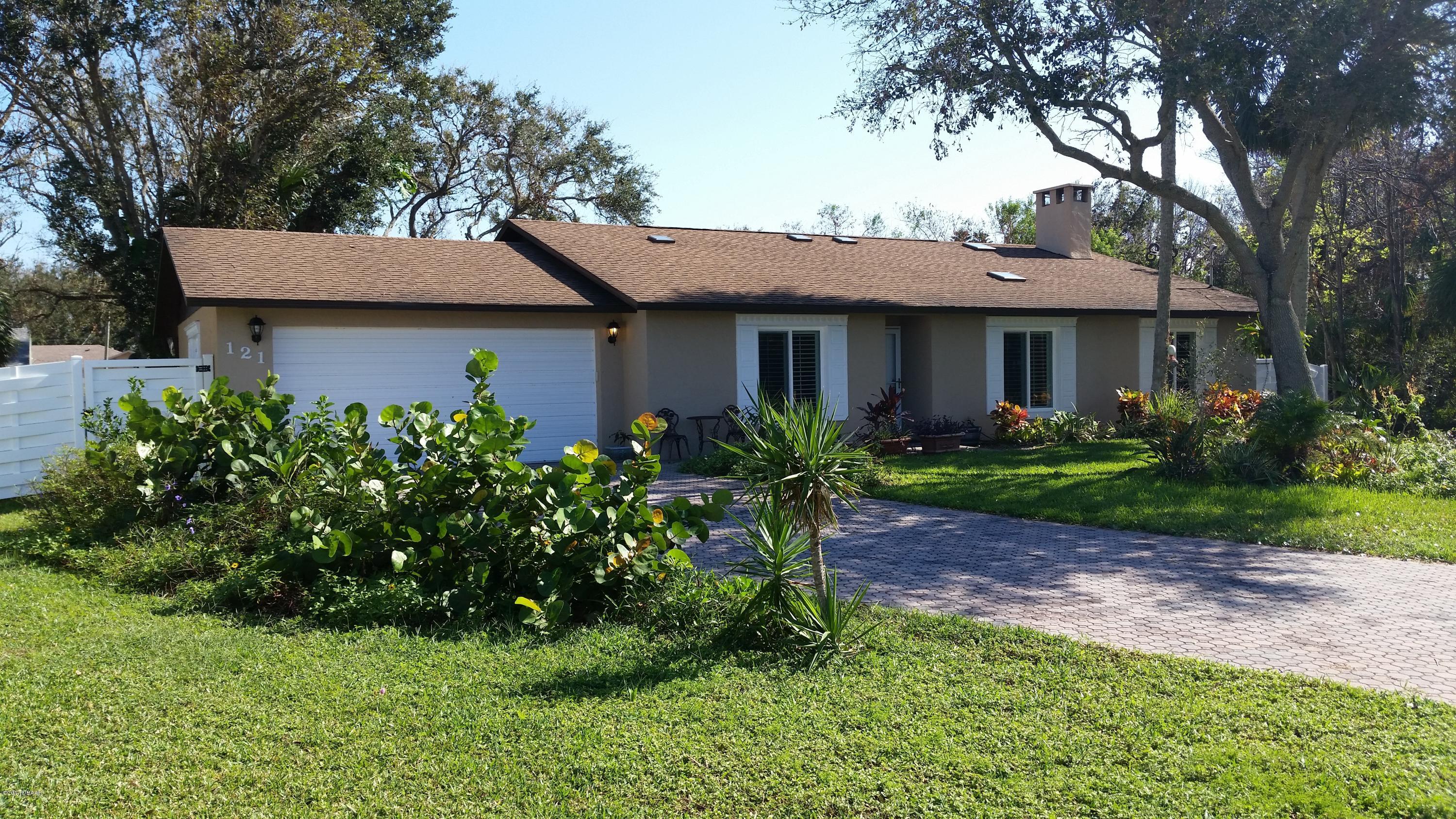 121 Marie Drive Ponce Inlet, FL 32127 - Photo 2 of 22 Main Front