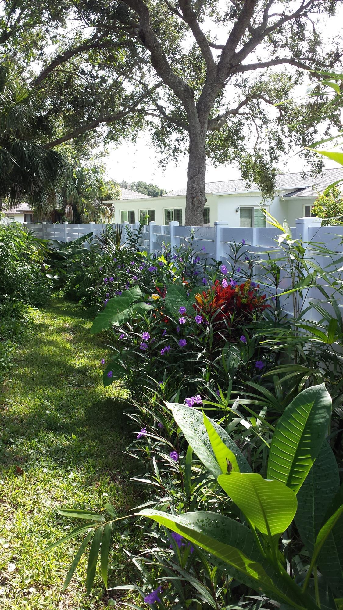 121 Marie Drive Ponce Inlet, FL 32127 - Photo 7 of 22 Back Yard behind pool