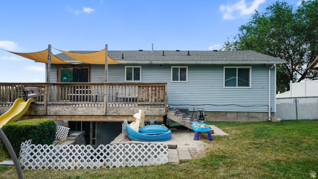 1981 Nevada Avenue Provo, UT 84606 - Photo 20 of 30 Back of house showing huge deck and covered patio beneath
