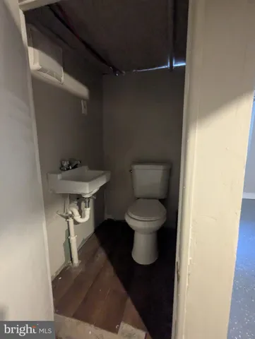 a view of a room with stairs