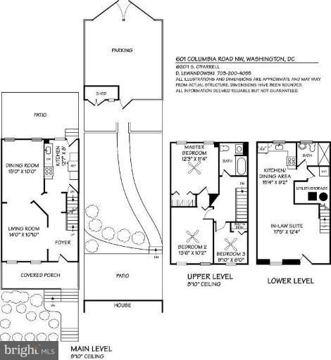 601 Columbia Road Northwest Washington, DC 20001 - Photo 13 of 13 Floor Plan #1