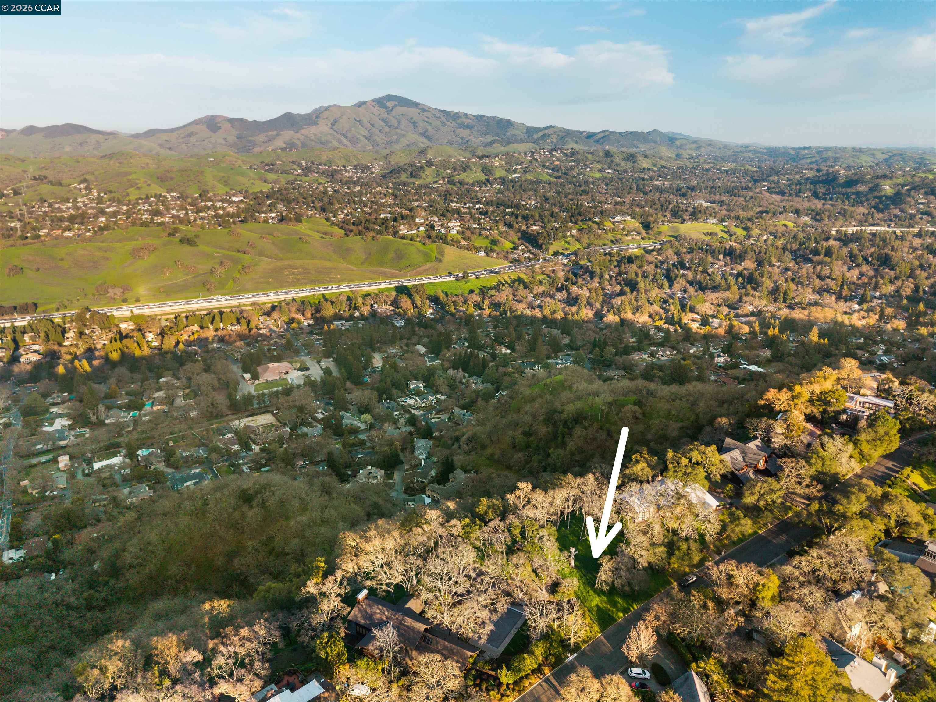 0 Castle Crest Road Alamo, CA 94507 - Photo 8 of 14 view of city and mountain
