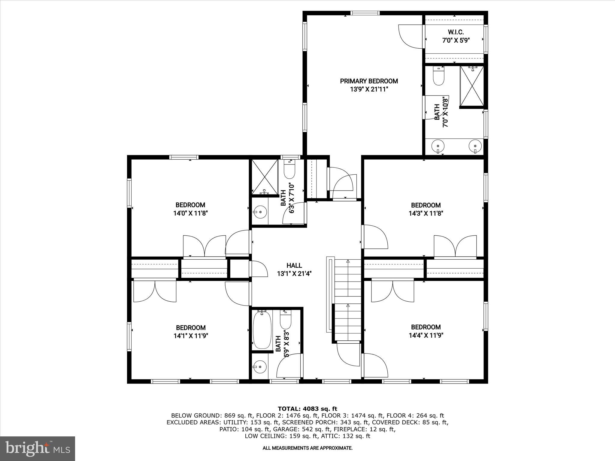 13719 Killarney Court Phoenix, MD 21131 - Photo 74 of 81 3rd_floor_13719_killarney_court_phoenix_with_dim