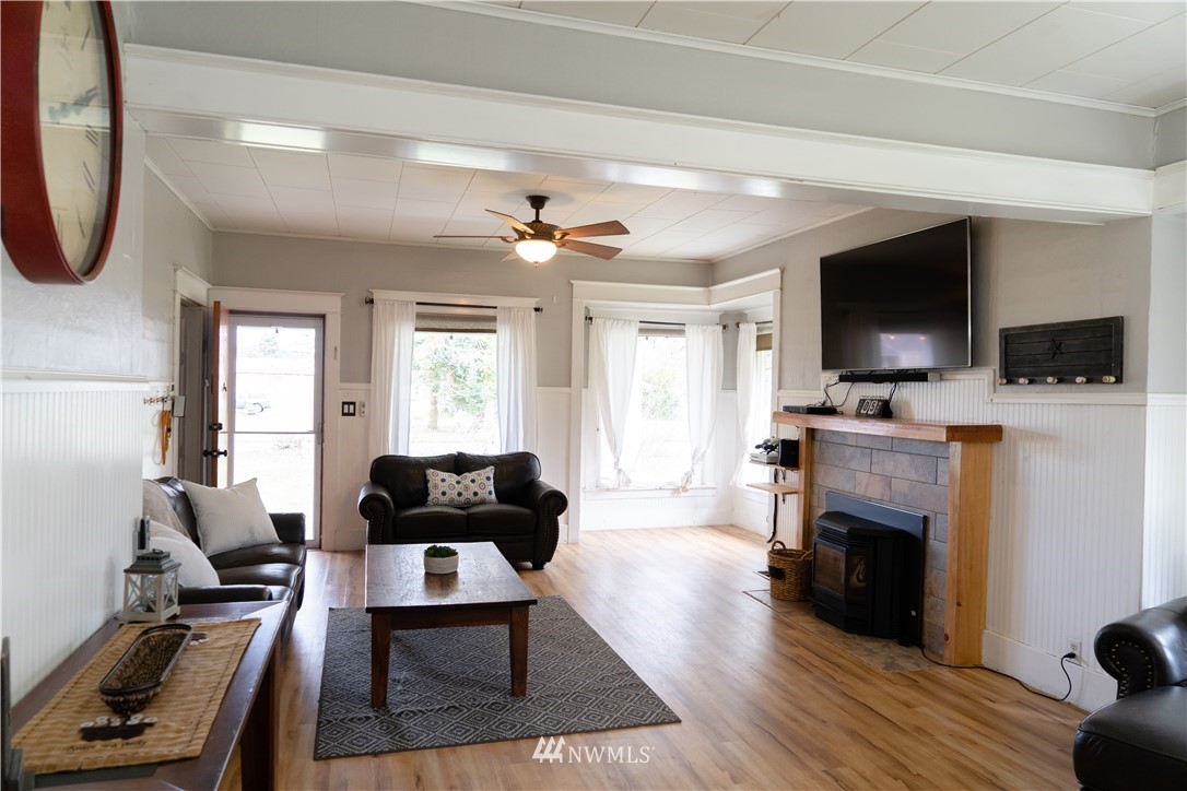 191 Stevens Road Doty, WA 98539 - Photo 6 of 19 a living room with furniture and a flat screen tv