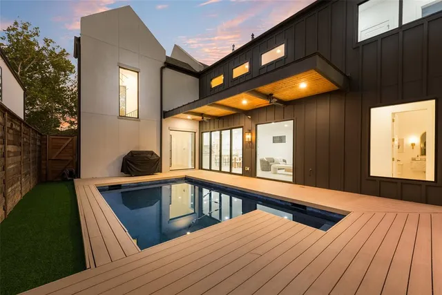 a view of balcony and deck