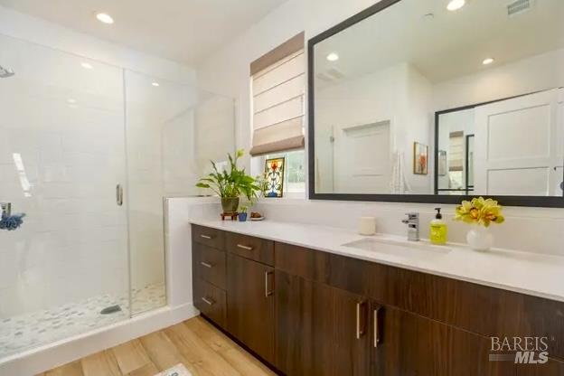 715 Rockview Road Novato, CA 94949 - Photo 15 of 36 Primary Bathroom with Spacious Shower Stall